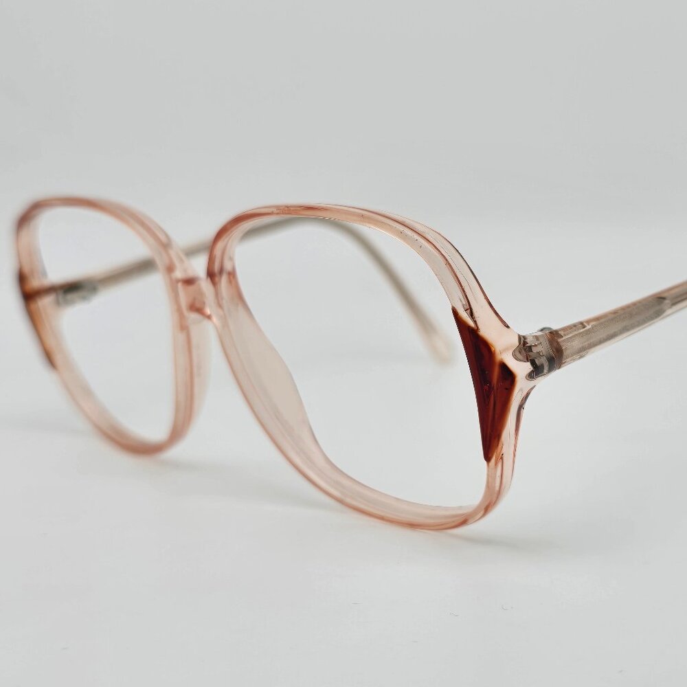 Wilshire Designs 822 Crystal Brown Oversized Butterfly Eyeglasses Frame 55mm